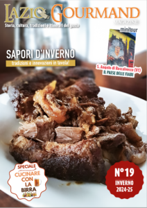 Copertina Lazio Gourmand magazine inverno 2024-2025